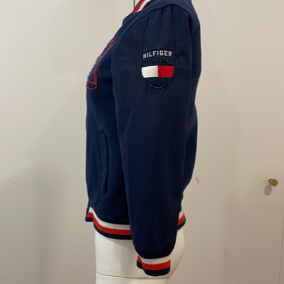 Vintage Tommy Hilfiger Navy/Red Bomber SzSm - Picture 13 of 16